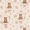 Teddy Bears and flowers Wallpaper