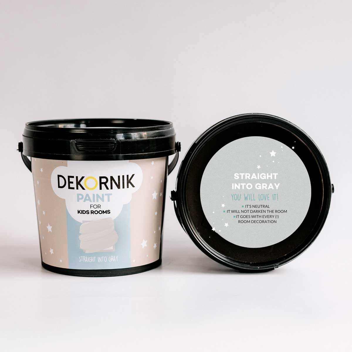 Dekornik PAINTS / Straight into gray