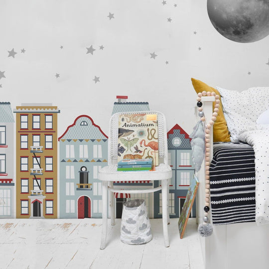 Life In The City Behind-The-Bed Wallsticker