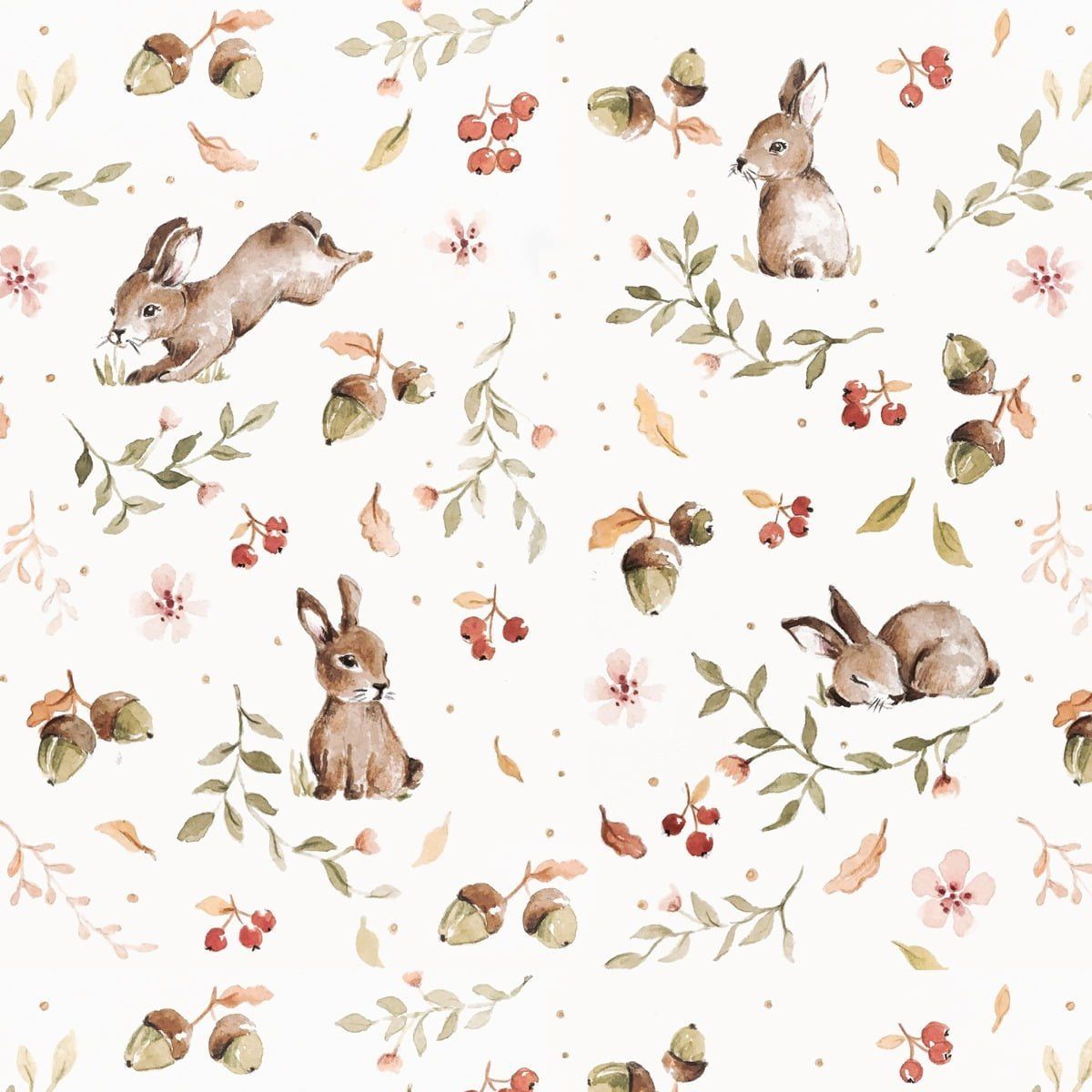 Happy Rabbits Wallpaper