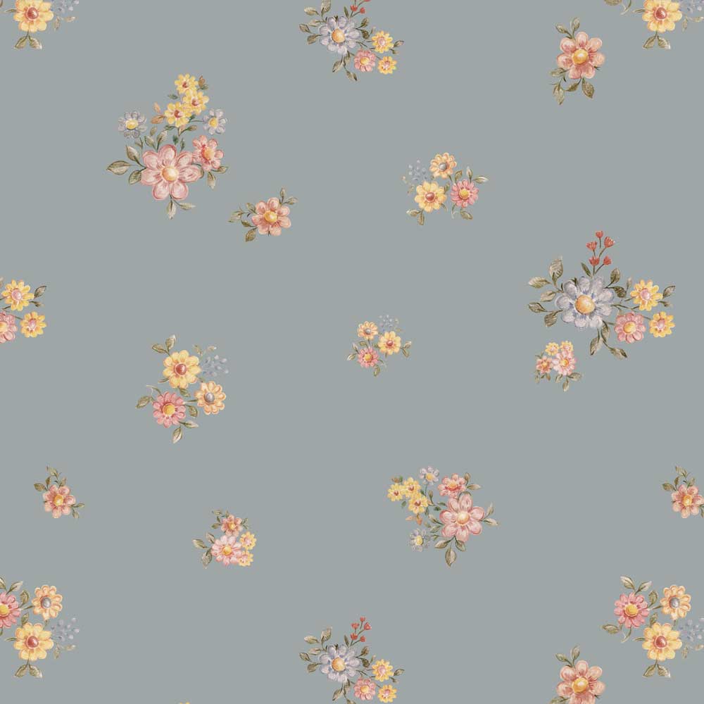 Flowers minimini Dark Wallpaper Sample