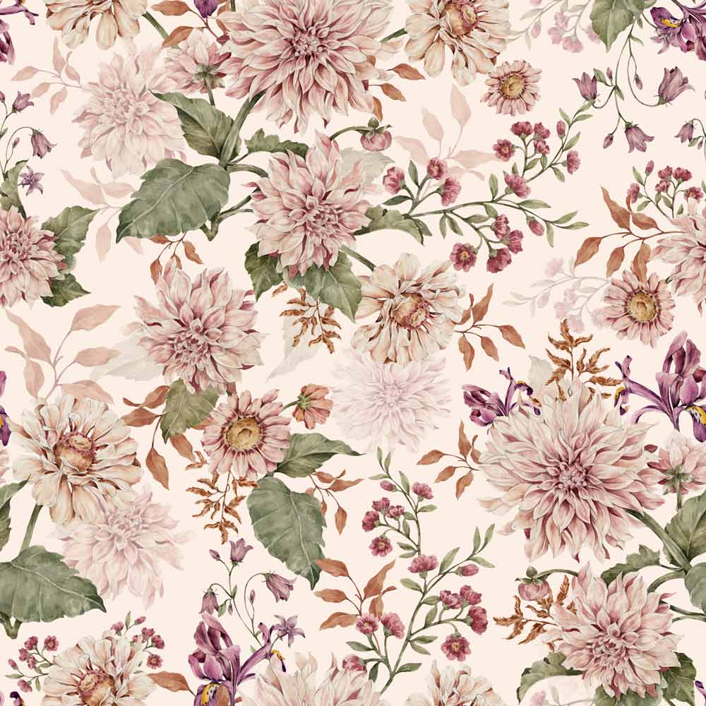 Symphony of flowers Wallpaper Sample