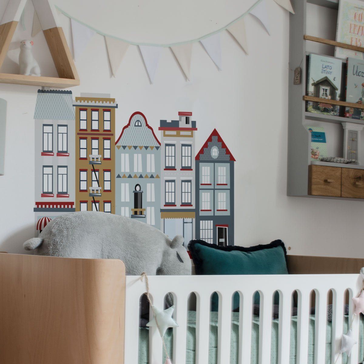 Life In The City Behind-The-Bed Wallsticker