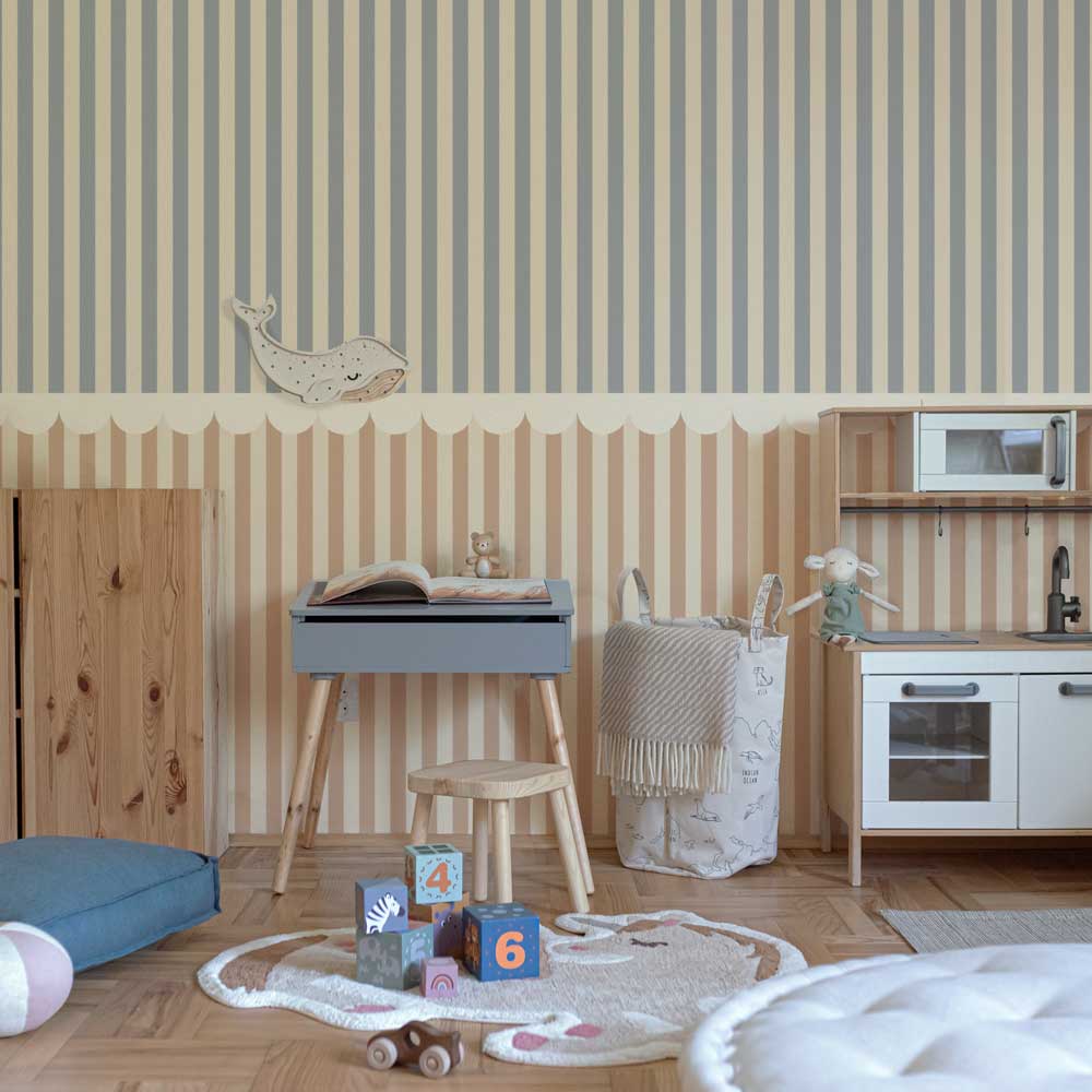 Simple Rustic Classic Light Wallpaper Sample