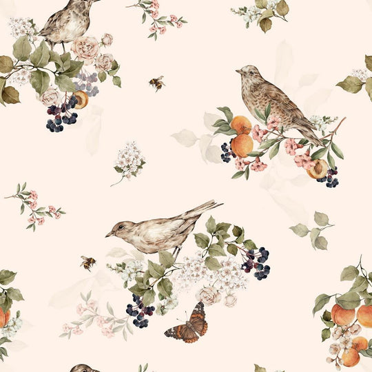 Spring in the orchard Wallpaper