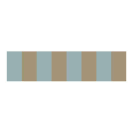 Border Wide Blue Brown