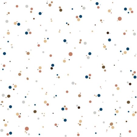 Simple dots minimini cinnamon blue Wallpaper