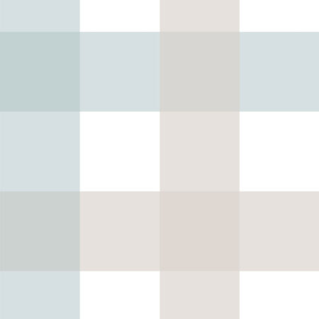 Provence check beige blue BIG Wallpaper for boy's and girl's room