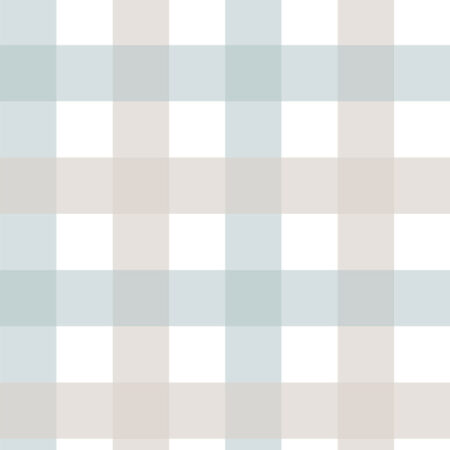 Provence check beige blue MEDIUM