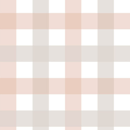 Provence check beige pink MEDIUM Wallpaper