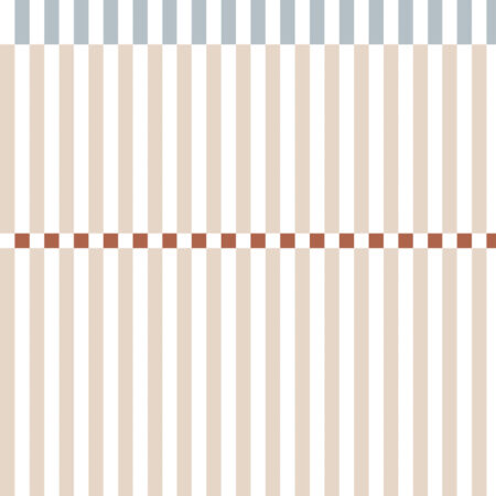 Stripes nostalgia beige blue Wallpaper