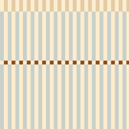Stripes nostalgia beige blue vintage Wallpaper