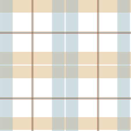 Check maxi beige blue red Wallpaper