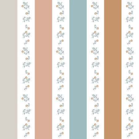 Portofino Colour Stripes with flowers