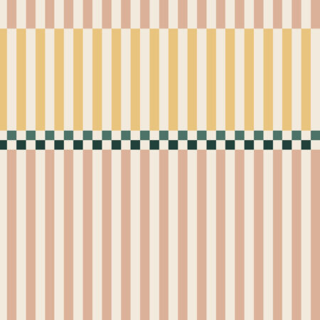 Stripes happy cherry pink and sunny yellow Tapeta