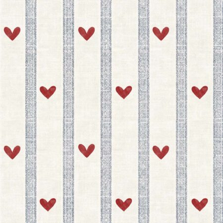 Hearts and stripes morning Wallpaper