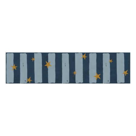 Spanish stripes Blue with Stars