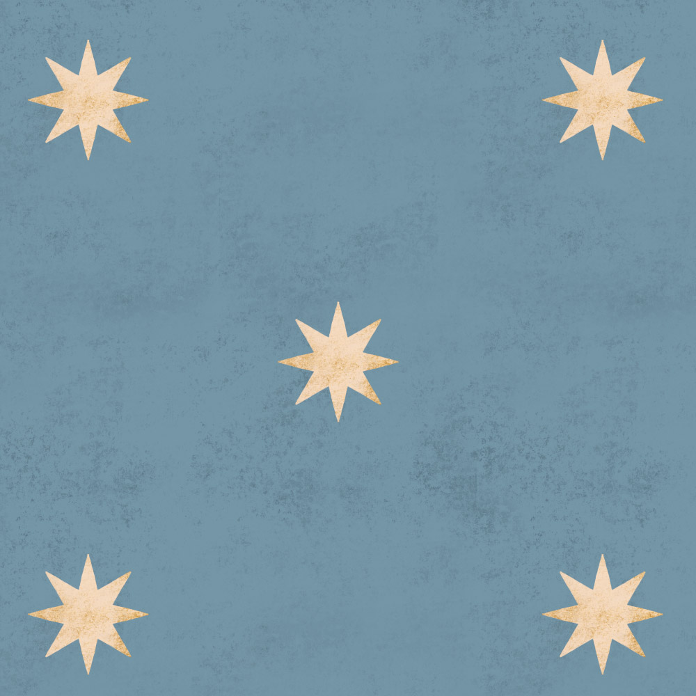 Classy stars blue Wallpaper