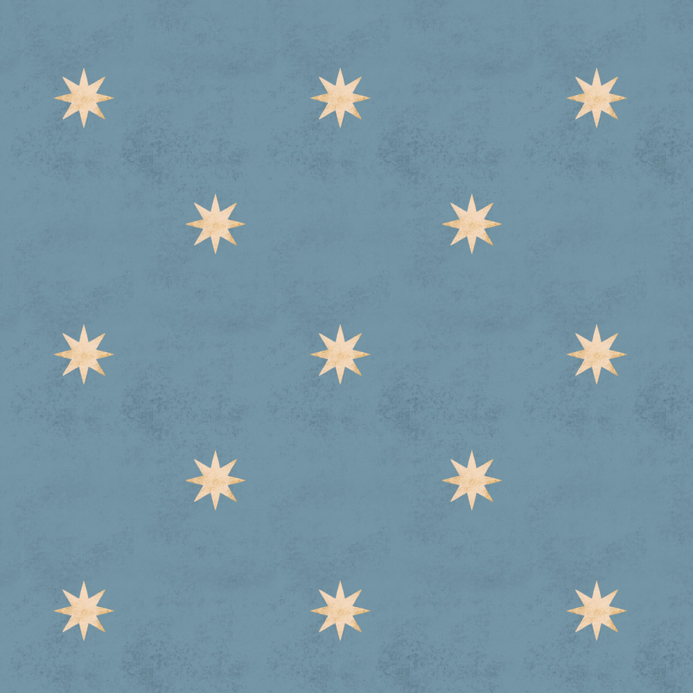 Classy stars blue Wallpaper - Image 4