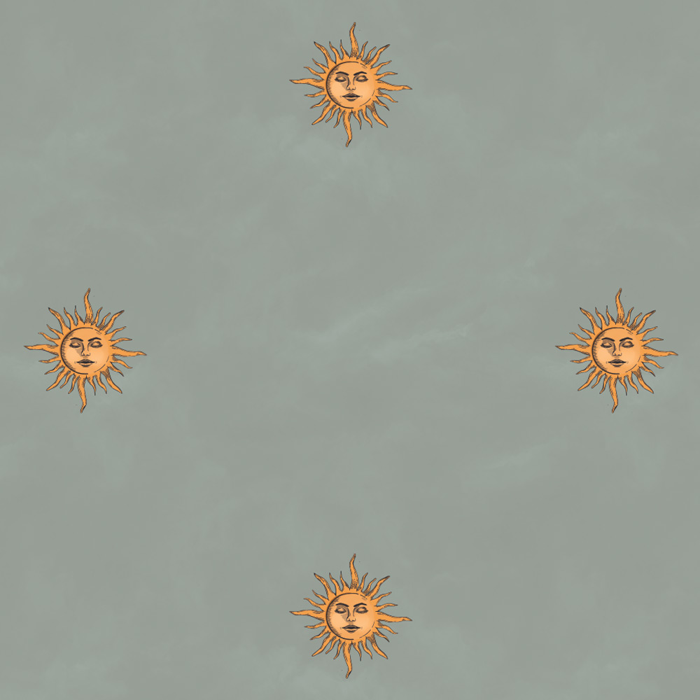Classic sun blue Wallpaper