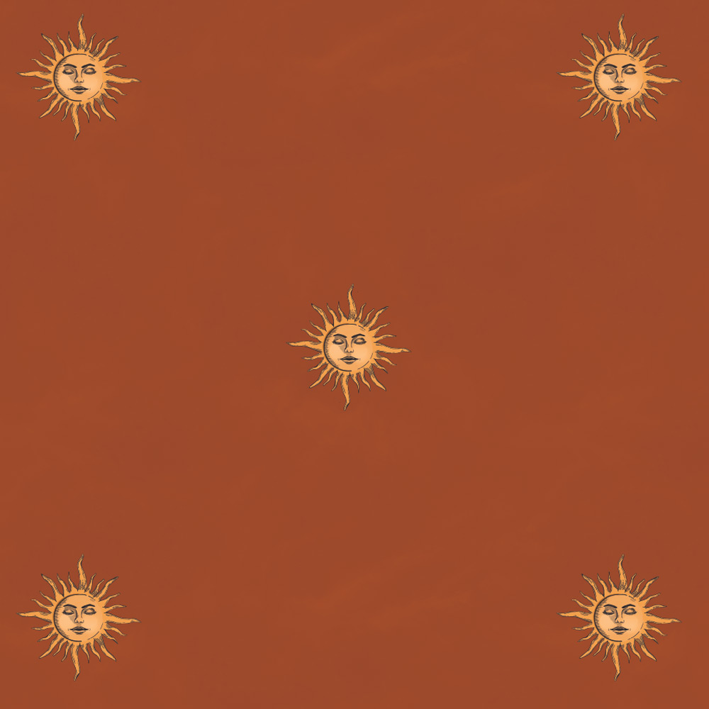 Classic sun red Wallpaper